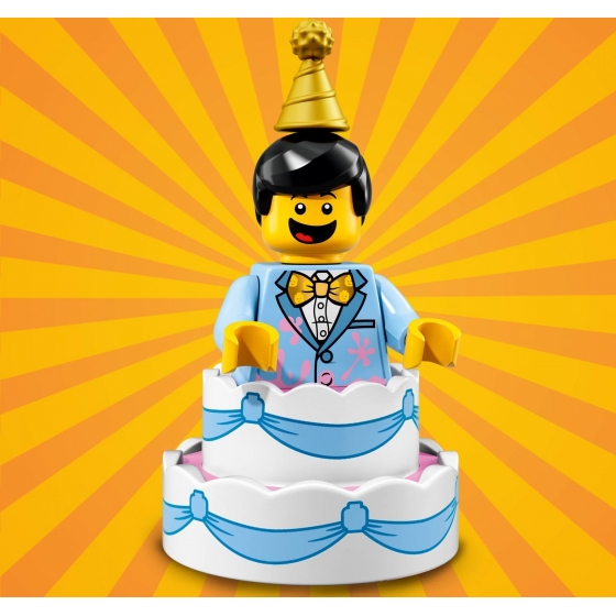 71021 Парень в праздничном торте Lego Minifigures Юбилейная Серия