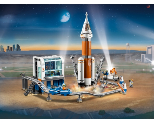 60228 Ракета для запуска в далекий космос и пульт управления запуском Lego City
