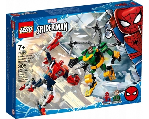 LEGO Super Heroes 76198 Битва роботов: Человек-Паук против Доктора Осьминога