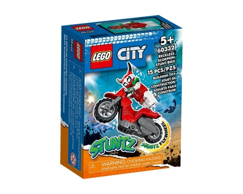 LEGO City 60332 Трюковой мотоцикл Отчаянной Скорпионессы