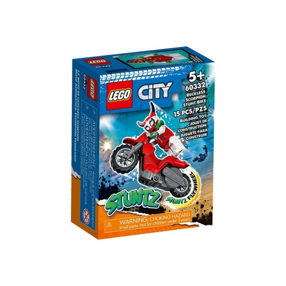 Конструктор LEGO City 60332 Трюковой мотоцикл Отчаянной Скорпионессы