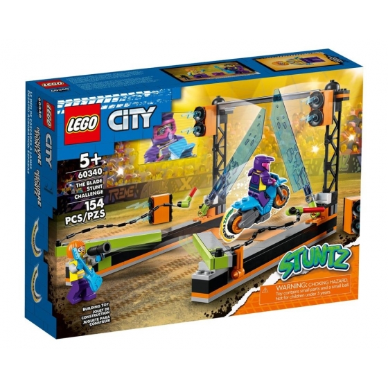 Конструктор LEGO City 60340 Трюковое испытание «Клинок»