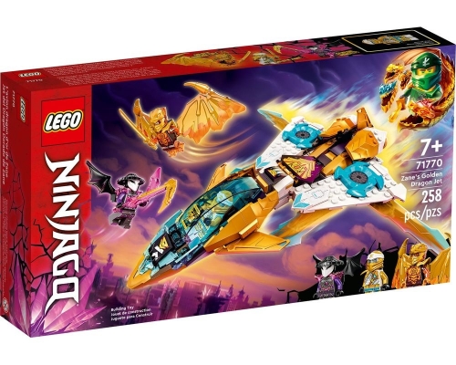 LEGO Ninjago 71770 Золотой реактивный дракон Зейна
