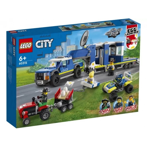 Конструктор LEGO City 60315 Полицейский мобильный командный трейлер
