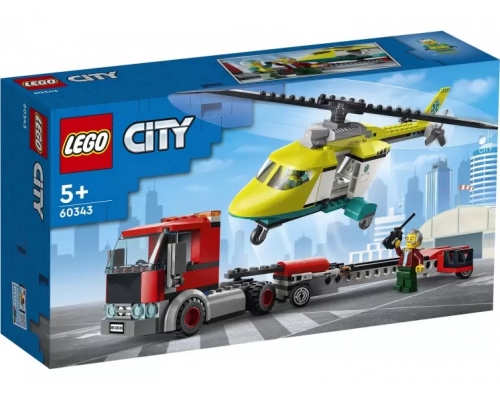 LEGO City 60343 Грузовик для спасательного вертолёта