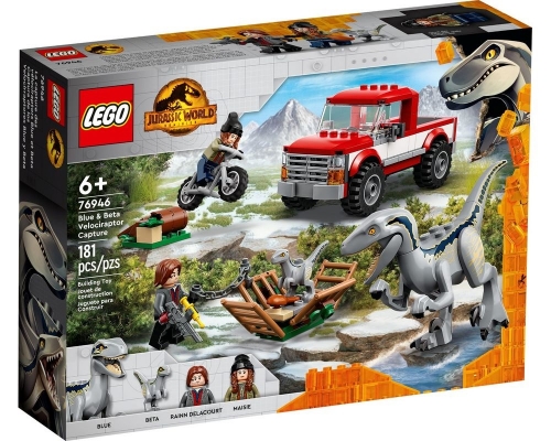 LEGO Jurassic World 76946 Блу и поимка бета-велоцираптора