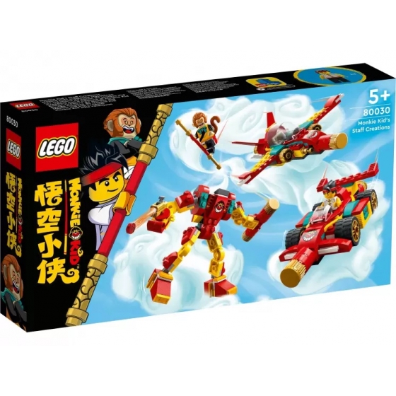 Конструктор LEGO Monkie Kid 80030 Творения посоха Манки Кида