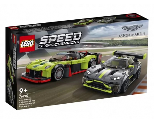LEGO Speed Champions 76910 Aston Martin Valkyrie AMR Pro и Aston Martin Vantage GT3