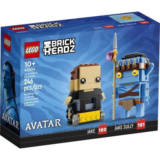 Конструктор LEGO BrickHeadz 40554 Джейк Салли и его аватар