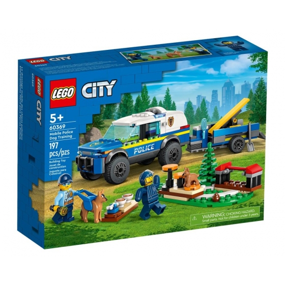 Конструктор LEGO City 60369 Дрессировка полицейской собаки на выезде