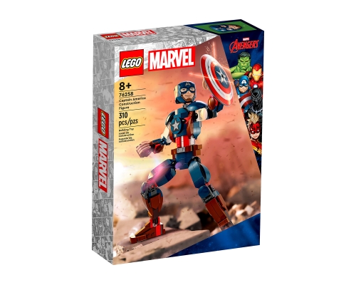 LEGO Super Heroes 76258 Сборная фигурка Капитана Америки