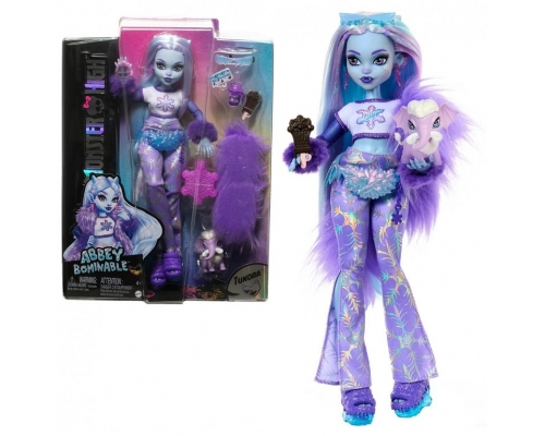 Кукла Monster High Abbey Bominable Yeti с аксессуарами Mattel HNF64