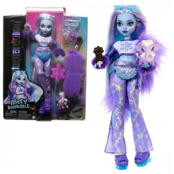 Кукла Monster High Abbey Bominable Yeti с аксессуарами Mattel HNF64