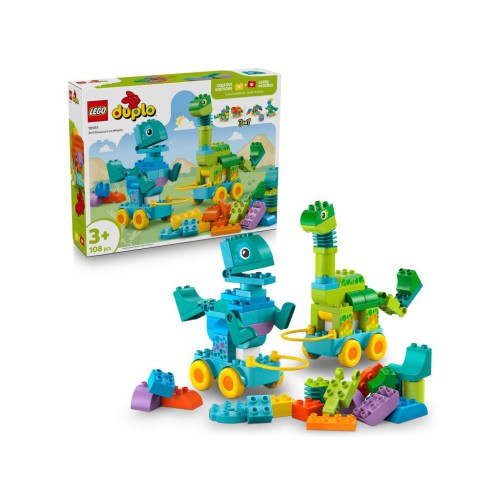 10451 LEGO Duplo Динозавры на колесах 3в1