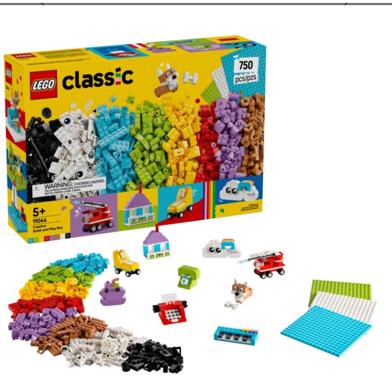 11044 LEGO Classic Креативная коробка для сборки и игр