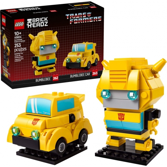 40804 Lego BrickHeadz Трансформер Бамблби и машина