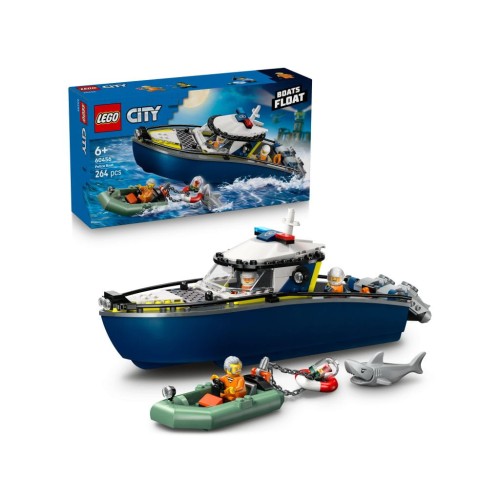 60456 LEGO City Полицейская погоня на лодке