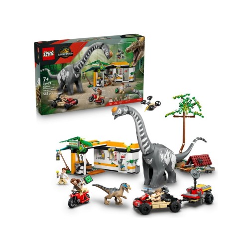 76973 LEGO Jurassic World Миссия по отслеживанию велоцираптора и титанозавра