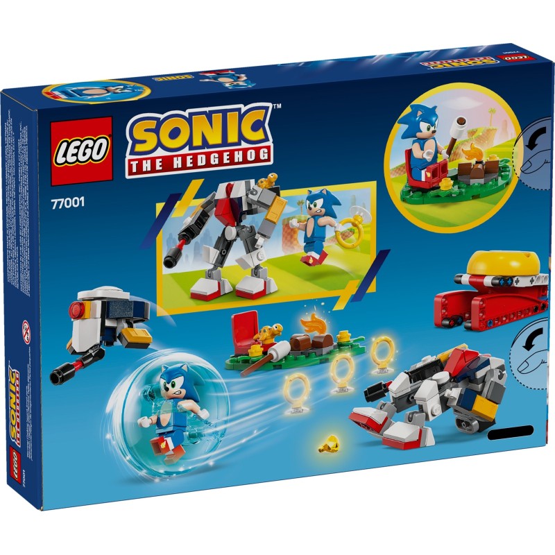 77001 Lego Super Sonic Столкновение Соника у костра