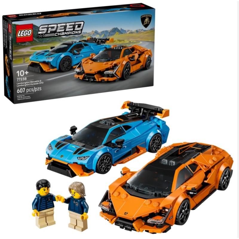 77238 LEGO Speed Champions Lamborghini Revuelto Huracán STO