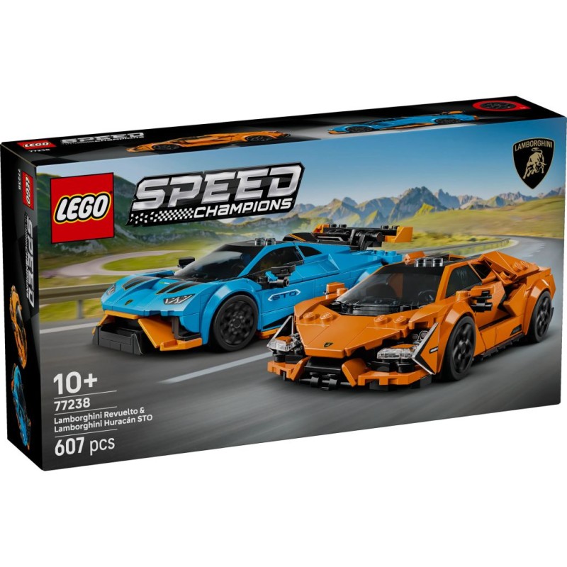 77238 LEGO Speed Champions Lamborghini Revuelto Huracán STO