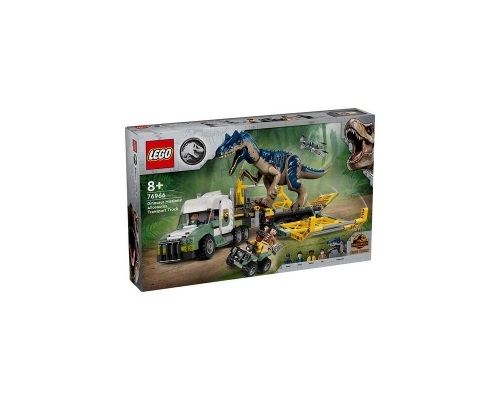 76966 Lego Jurassic Wordl Миссии динозавров: грузовик для перевозки Аллозавра