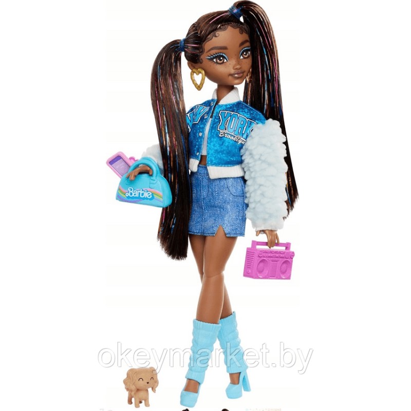 Кукла Mattel Barbie Dream Besties Бруклин + 8 аксессуаров HYC22