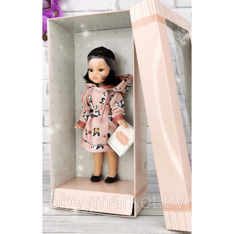 Кукла Paola Reina Мария Хосе в платье с пандами, 21 см