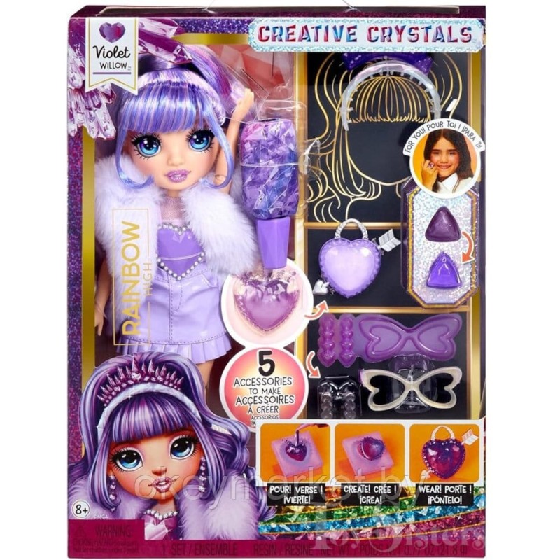 Кукла Rainbow High Creative Crystals  Вайолет Виллоу 523161