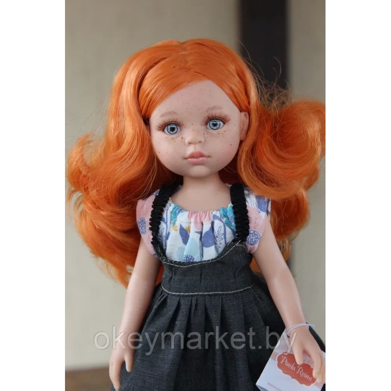 Кукла Paola Reina Марибель в джинсовом сарафане, 32 см