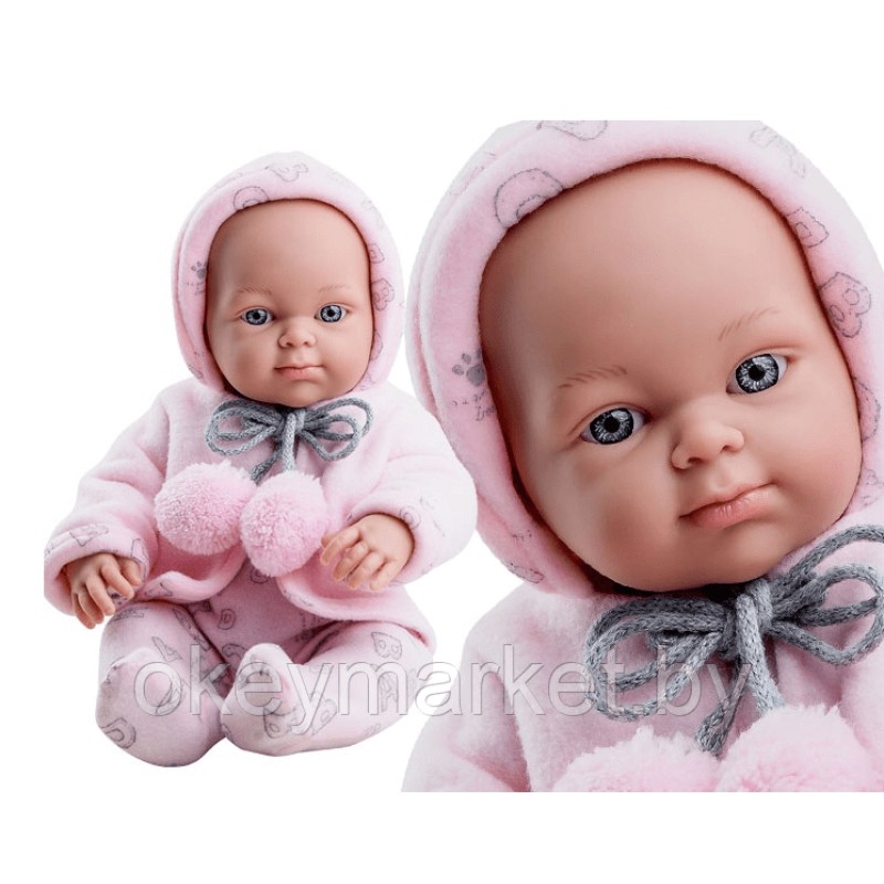 Кукла пупс Paola Reina Бэби в розовом 32 см, 05122