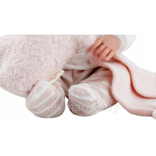 Кукла пупс Paola Reina Бэби с игрушкой и пледом 32 см, 05126