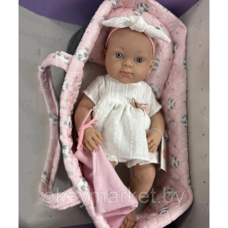 Кукла пупс Paola Reina Бэби в переноске 32 см, 05127