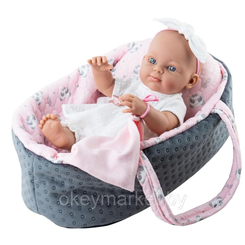 Кукла пупс Paola Reina Бэби в переноске 32 см, 05127