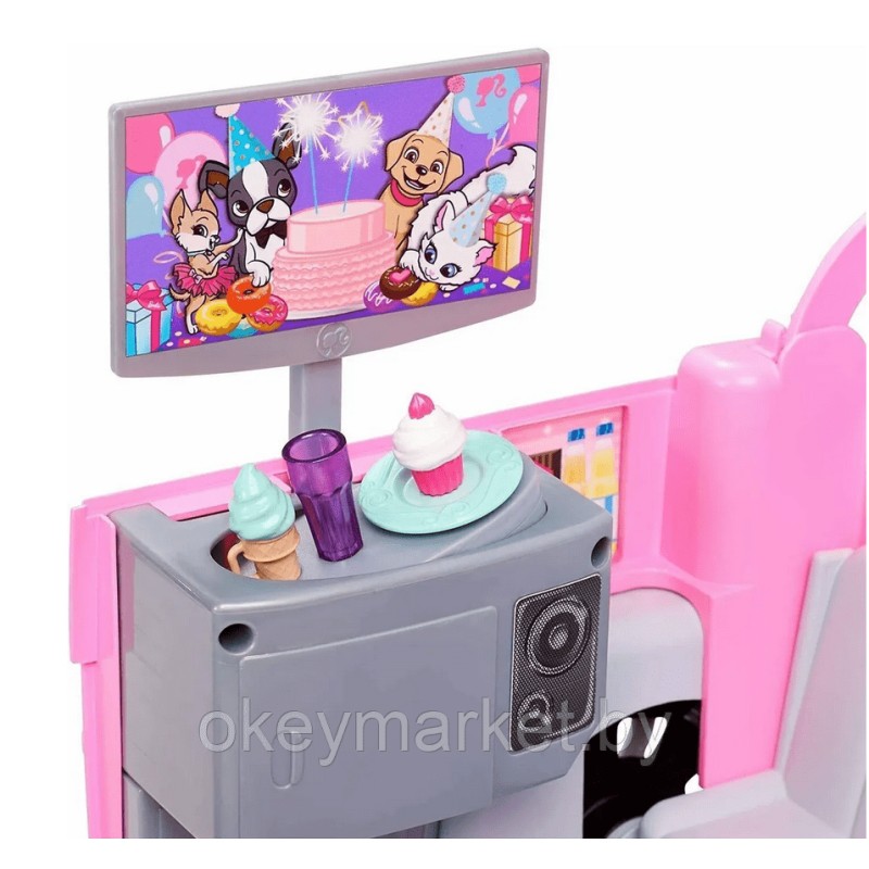 Игровой набор Mattel Barbie Сестры в лимузине, 4 куклы, GFF58