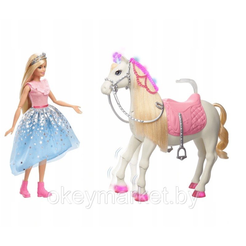 Игровой набор Barbie Приключения принцессы на лошади GML79