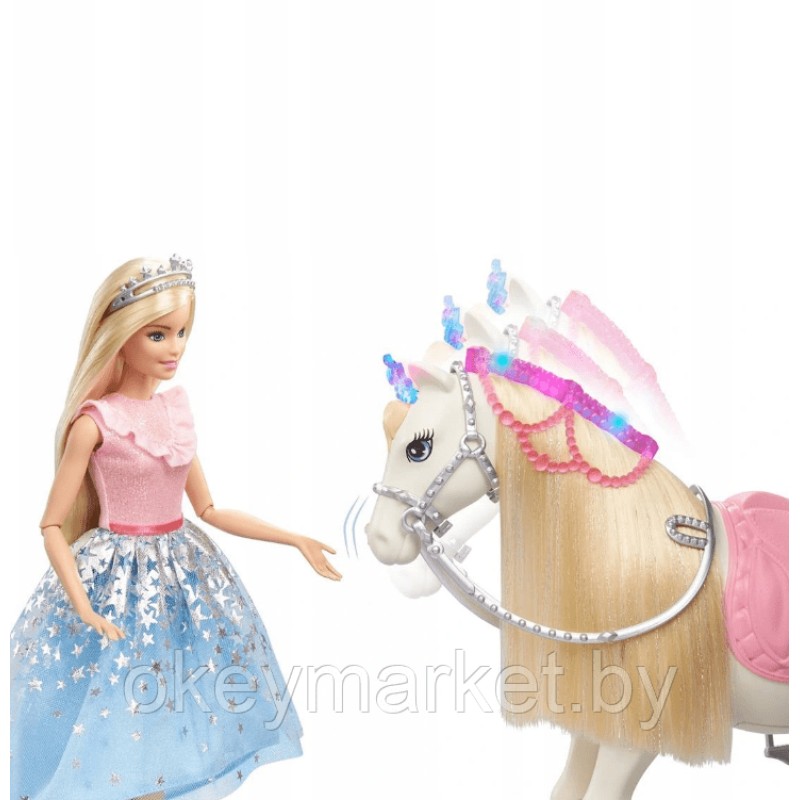 Игровой набор Barbie Приключения принцессы на лошади GML79