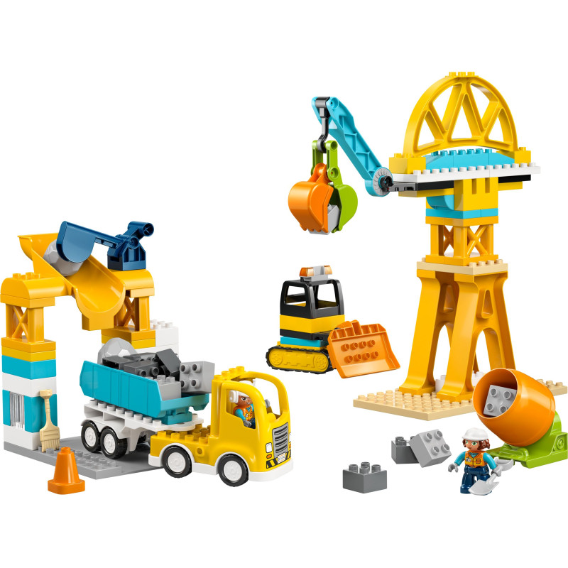10476 LEGO Duplo Строительная площадка с автомобилями 3 в 1