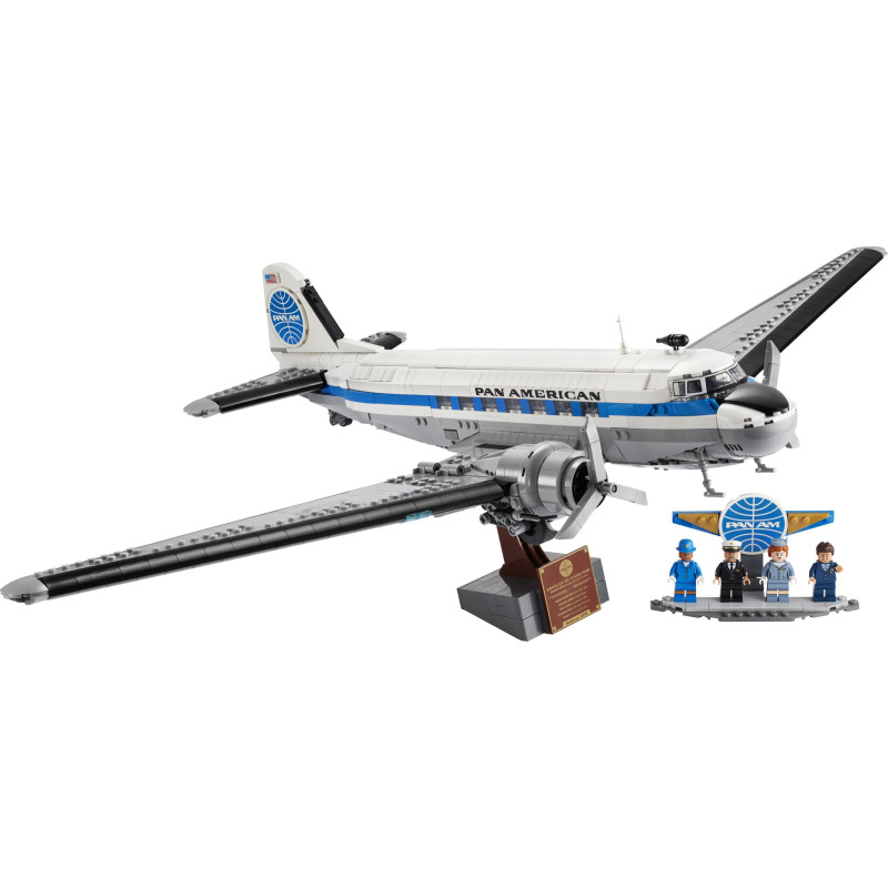 11378 LEGO ICONS Пассажирский самолёт Douglas DC-3 PAN AM