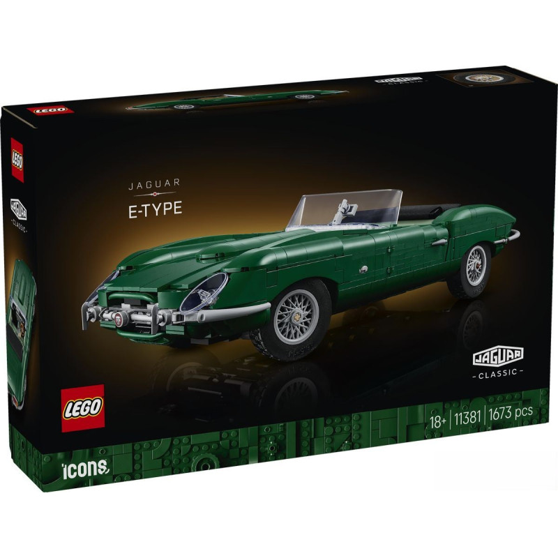11381 LEGO ICONS Модель Jaguar E-Type