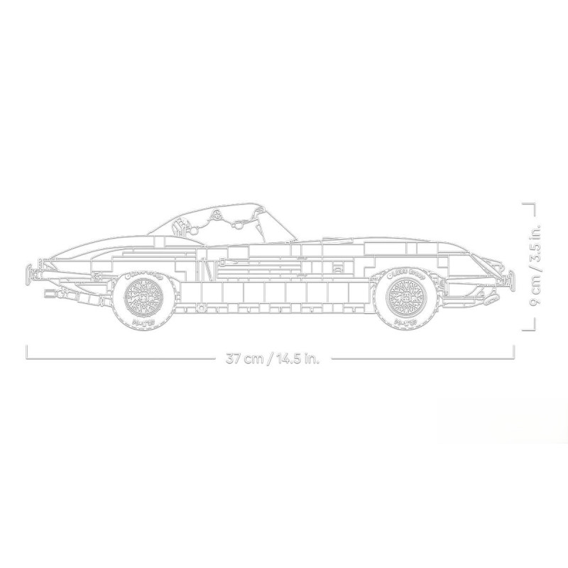 11381 LEGO ICONS Модель Jaguar E-Type