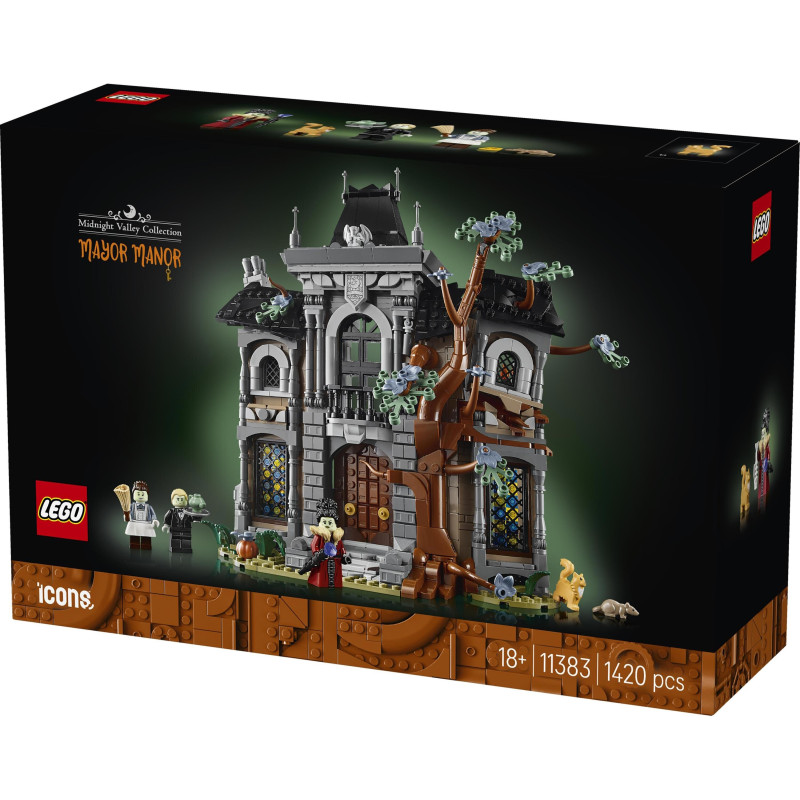 11383 LEGO ICONS Дом с привидениями Особняк Мэра