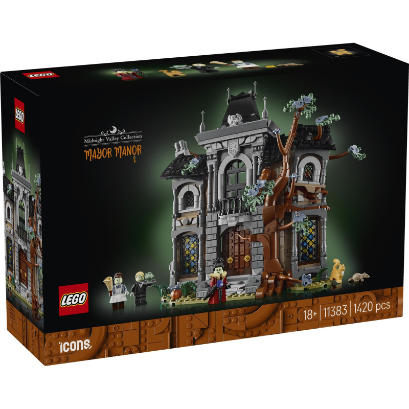 11383 LEGO ICONS Дом с привидениями Особняк Мэра