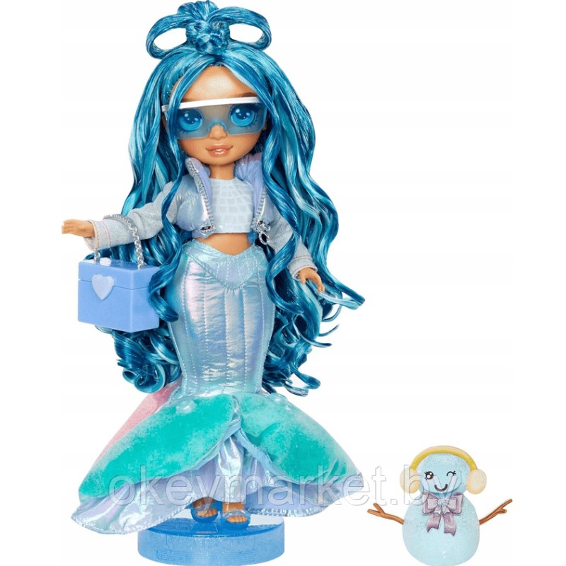 Кукла Rainbow High Winter Wonderland -Скайлер Брэдшоу с зимними аксессуарами - Рейнбоу Хай 120834