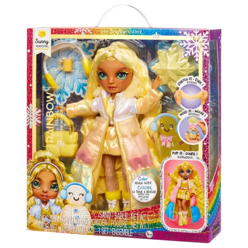 Кукла Rainbow High Winter Wonderland - Санни Мэдисон с зимними аксессуарами - Рейнбоу Хай 120858