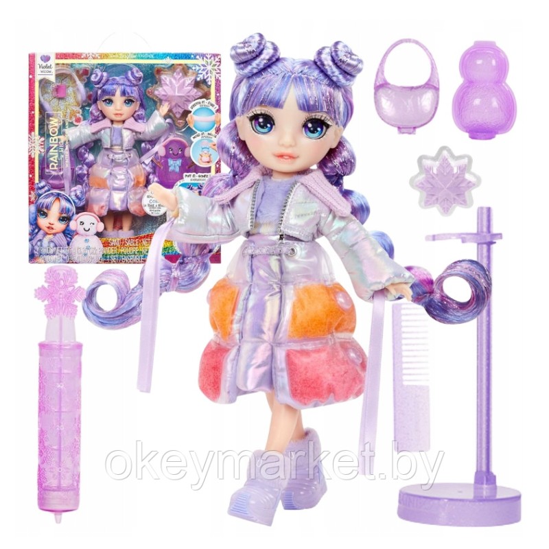 Кукла Rainbow High Winter Wonderland - Виолетта с зимними аксессуарами - Рейнбоу Хай 120865