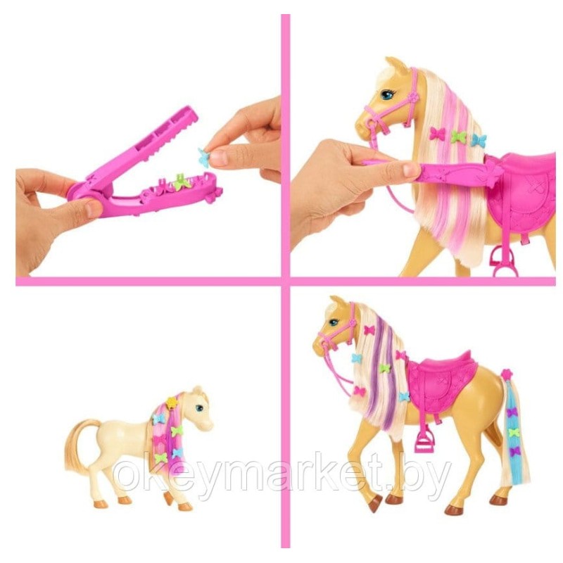 Игровой набор Barbie Уход за лошадьми (Barbie Groom 'n Care Horse Playset) HGB58