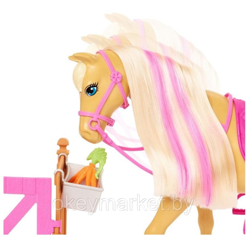 Игровой набор Barbie Уход за лошадьми (Barbie Groom 'n Care Horse Playset) HGB58