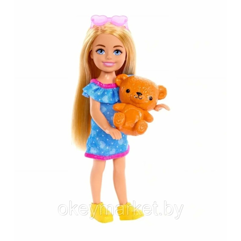 Кукла Mattel Barbie - Набор из 4 кукол сестер: Барби, Скиппер, Стейси и Челси HWJ01