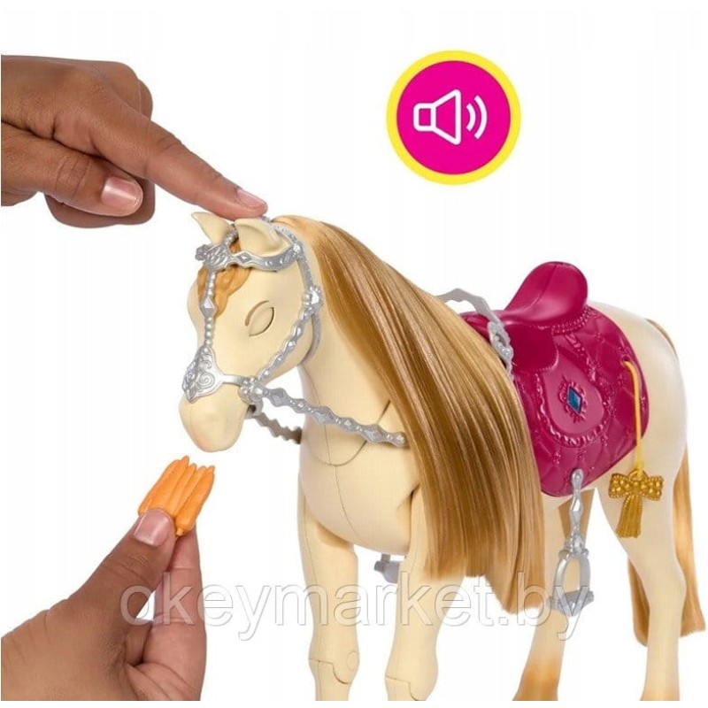 Интерактивная Лошадка Barbie Mattel - со звуковыми эффектами HXJ42
